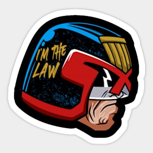 full metal dredd Sticker